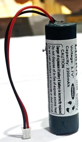 3.7 V 2200 Rechargeable Lithium ion Battery BMS Auto Charging Cut Power Bank Cell use for LED Light Bluetooth Speaker Emergency Light (3.7v 2200mAh Li-ion Battery) Dark Green Colour Pack of 1 3