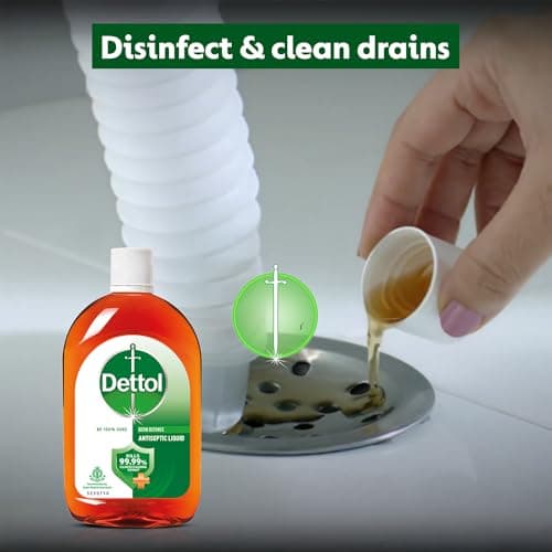 Dettol Antiseptic Liquid for First Aid, Surface Disinfection and Personal Hygiene, 1300ml 5