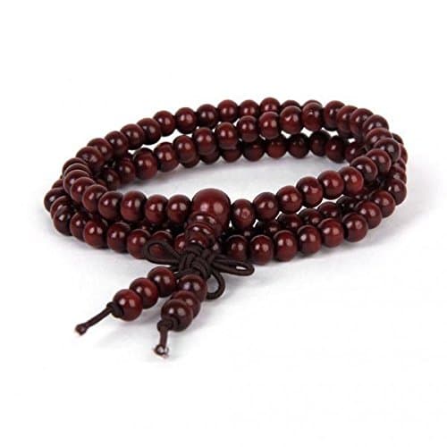 ZOOMELLA 2xTibetan Buddha Buddhist 108 Wooden Prayer Beads Armband Mala Bracelet Necklace|Prayer Beads| Prayer Beads 4