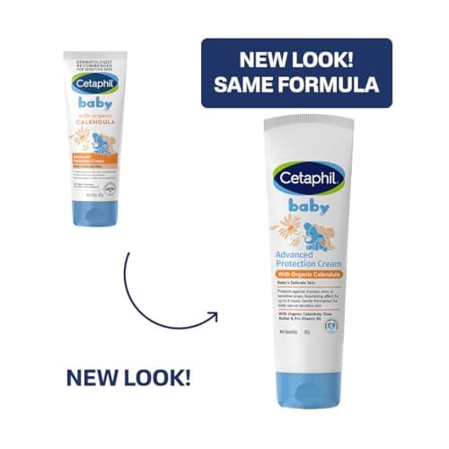 Cetaphil Baby Cream, Face & Body Moisturizing Cream | Advance Protection | Gentle & Soft with Organic Calendula 85gm 2