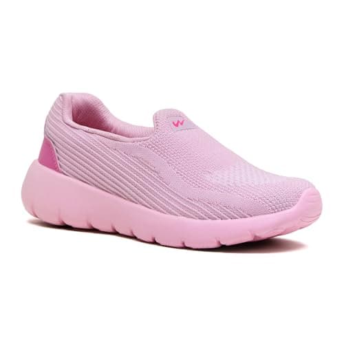 Campus Child STEEVY CH B.Pink/WHT Walking Shoes - 2UK/India 1 Pair