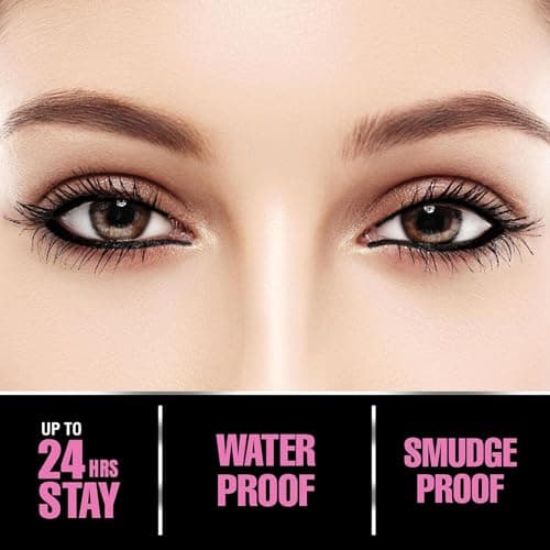 FACESCANADA Fresh Eyes Kajal Stick, 0.35G | With Rose Extracts | 24Hr Waterproof | Suits Sensitive Eyes | Intense Black Matte Finish | Refreshes Tired Eyes | Gentle | Smudgeproof | Vegan 3