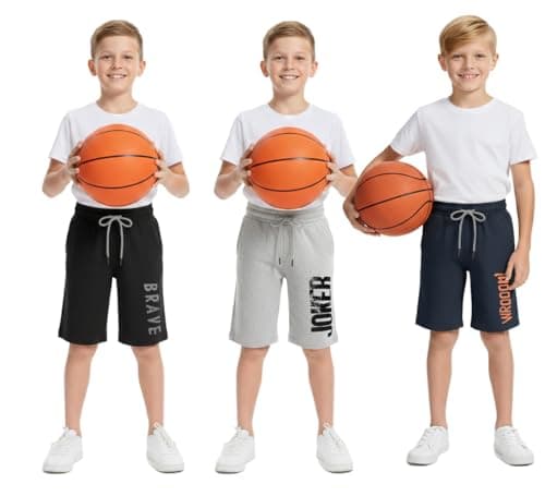 hotfits Boy's Black, Yellow, Grey & Green Cotton Knee Length Printed Casual Shorts with Pocket - Pack of 3 -(14-15) 4