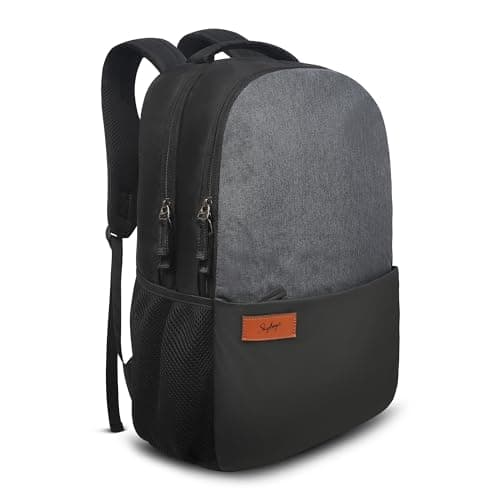 Skybags Evo 3 Compartment Laptop Backpack Black & Grey, 18 Liter 2