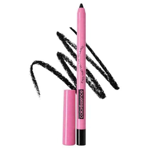 Coloressence Eyetastic Kohl Kajal Pencil, Bold Black, 1.2gm | Long Lasting | Smudgeproof | Infused with Vitamin-E, Shea Butter | One Swipe Application