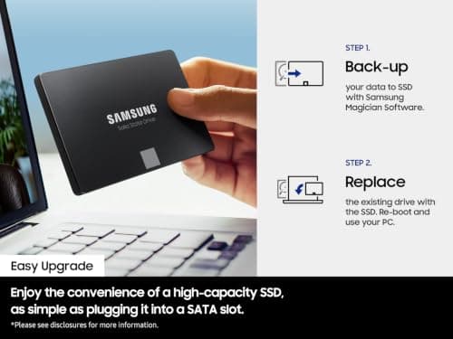 Samsung 870 EVO 500GB SATA 2.5" Internal Solid State Drive (SSD) (MZ-77E500) 3