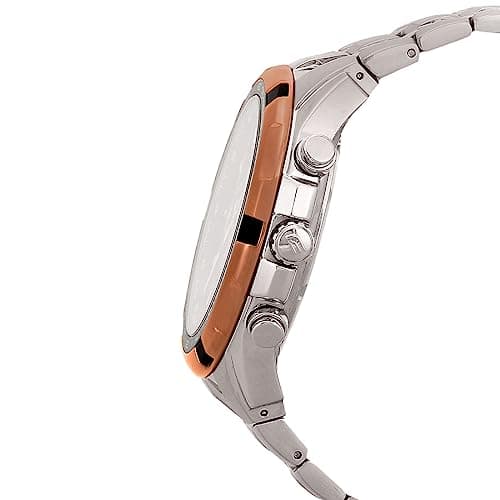 Casio Edifice EF-539D-1A5VDF Analog Black Dial Men Watch Silver Metal Strap (ED368) 2
