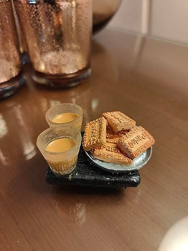 Bumbleberry Chai Biscuit Miniature 3D Food Fridge Magnet | Kitchen Decor | Handmade in India | 3D Fridge Magnets | Best for Gifting 2