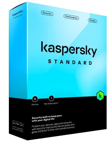 Kaspersky Standard Latest Version - 1 PC, 1 Year (No CD, Voucher Only)