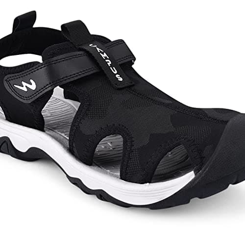Campus Men's GC-22106 BLK/SIL Sports Sandals - 8UK/India GC-22106 5