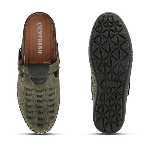 Centrino Mens Sandals 9285-6_OLIVE_9 3