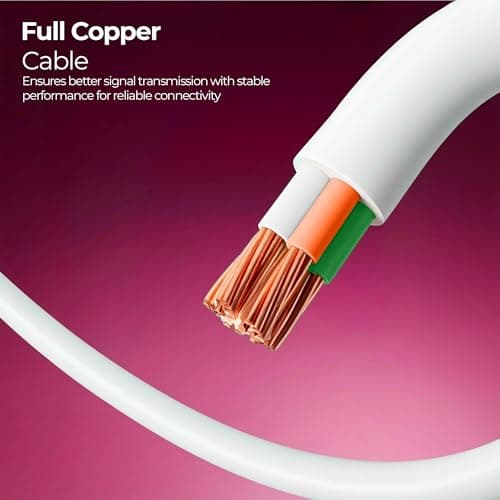 Zebronics UEC50 USB Extension Cable, 5 Meter Length, 480Mbps Data Transfer, Full Copper Core, Nickel-Plated Connectors, Durable PVC Build, For Keyboard, Mouse, Pen Drive & USB Devices 4
