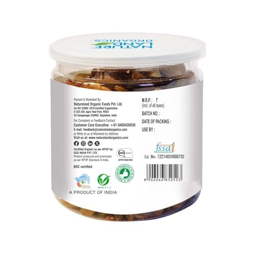 Natureland Organics Raisins Jar, 250 g 3