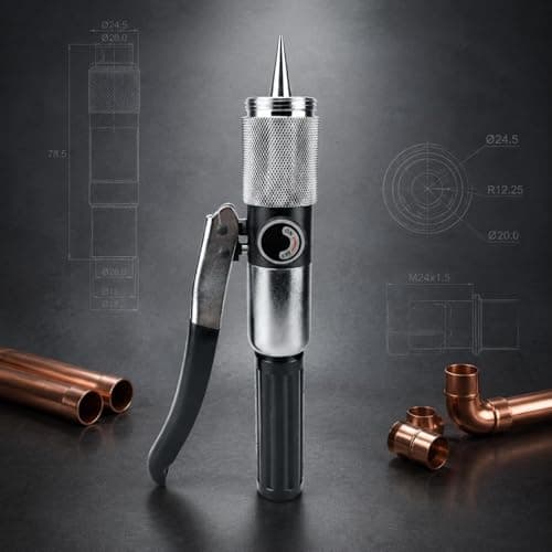SNAPPSY Hydraulic Tube Expander Lever Action Refrigeration Tube Expander No Hammer Needed Hand Swaging Tool for HVAC Technicians, Plumbers, 10-42mm 4