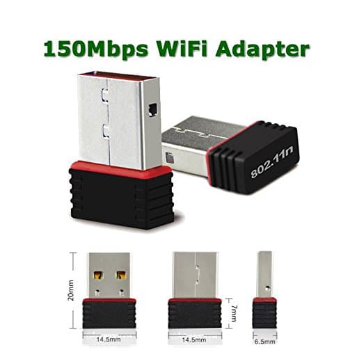 Superwang FotoFo USB WiFi Adapter N - 150Mbps 802.11n Wireless Internet Dongle for PC + Mac + TV by 5