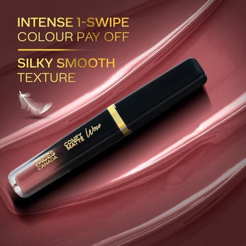 FACES CANADA Comfy Matte Wow Liquid Lipstick - The Bold Edit, (3.8ml x 2) | Cocoa Crush 07 + Maroon Maven 05 | Long Lasting | Matte Finish | Lipstick Combo | Pack of 2 5