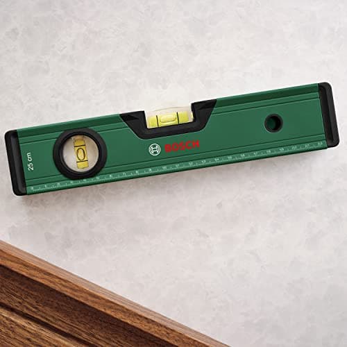 BOSCH Spirit Level 25cm | Compact & Practical for Small to Medium-Leveling Tasks | High-Precision Vials for Accurate Measurements | Durable Aluminum Construction for Lightweight Strength 5