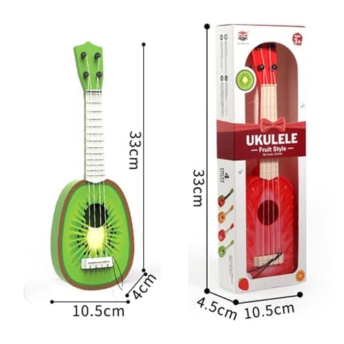 Enakshi Kids Ukulele Toy Lightweight Musical Instrument for Beginner Preschool Child|Toys & Hobbies|Educational|Music & Art|Package Includes:1 Ukulele Toy (Random Color) 5