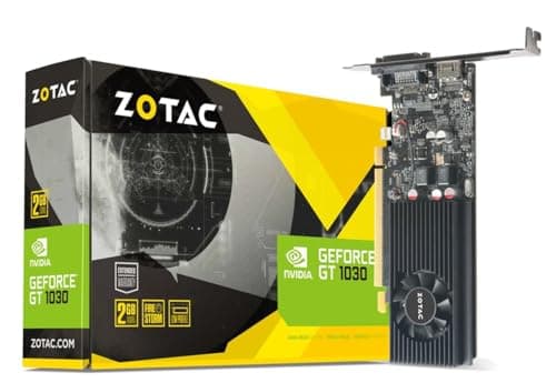 ZOTAC Gaming GeForce GT 1030 GDDR5 2GB 64bit PCIe 3.0 Graphics Card with 1468 Mhz Boost Clock & 5 Years Warranty (2 Years Warranty + 3 Years Extended Warranty)