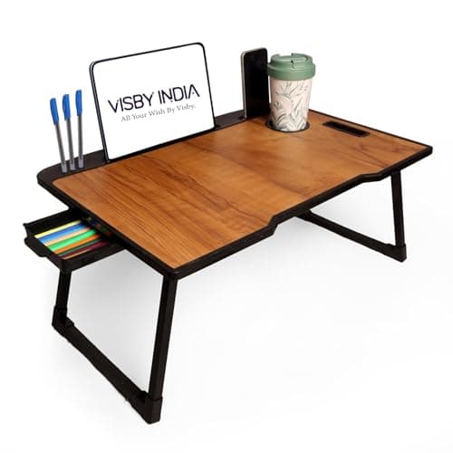 Office Table for Home/Writing Desk for Office/Folding Table for School/Folding Study Table/Work from Home - MultipurposeTable-> (Wood COTTED)