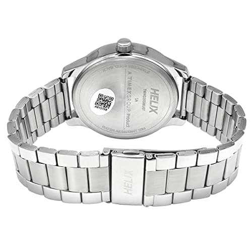 TIMEX Analog Watch for Man with Black Round Dial & Silver Stainless Steel Bracelet Band Water Resistant Men's Wrist Watches - TWHG35SMU07 5