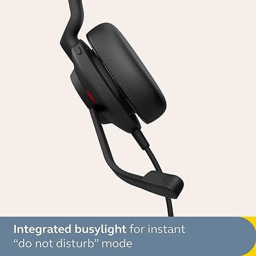 Jabra Evolve2 30 SE Wired Stereo Noise-Cancelling Headset - Features 2-Microphone Call Technology and USB-A Cable - MS Teams Certified, Works with All Other Platforms - Black 5