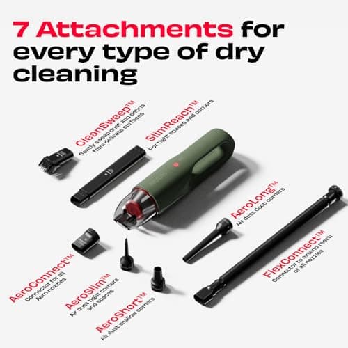 NUUK REN GO Cordless Home Vacuum Cleaner | 2X More Suction, 11000 PA | 4-in-1 Functions with Air Blowing | 7 Attachments+Storage Bag | Dual Filtration with HEPA | BLDC Motor | 2 Suction Modes 5