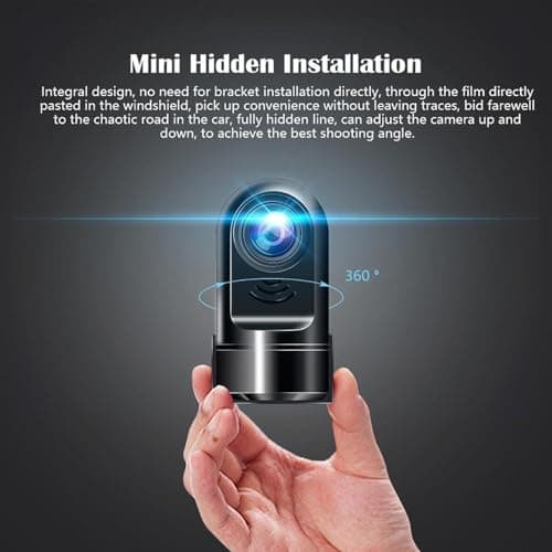 Meadawgs® Car Dashboard Camera Wide Angle Driving Car Accessories HD 1080P Dash Camera| Vehicle Electronics & GPS | Car Video |1X ADAS Auto DVR Dash Camera 5