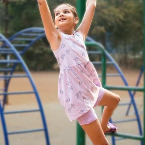 YouGotPlanB Cotton Inner Shorts for Girls | No-Mark Elastic Waistband | Supersoft & Stretchy | Antibacterial & Antimicrobial Black, Grey 5