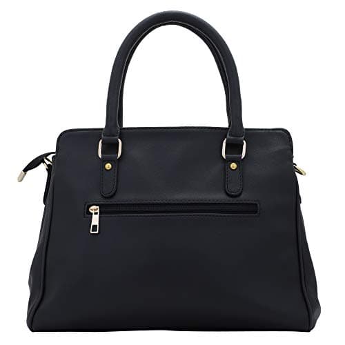 LAPIS O LUPO Flower Embroidery Women Handbag (Black) 4