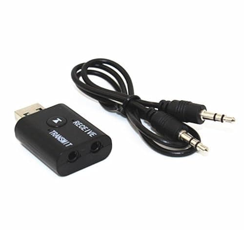 BEEBIRD 2 in 1 Bluetooth Transmitter & Receiver with BT 5.0 RCA USB 3.5mm AUX for TV PC Headphones Home Stereo Car HiFi Audio Home and Car Audio Systems