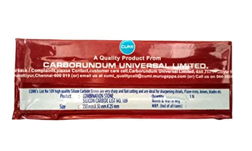 Carborandum Silicon Carbide Thermo 6-Inch Carborundum Combination Sharpening Stone (Multicolor) 2