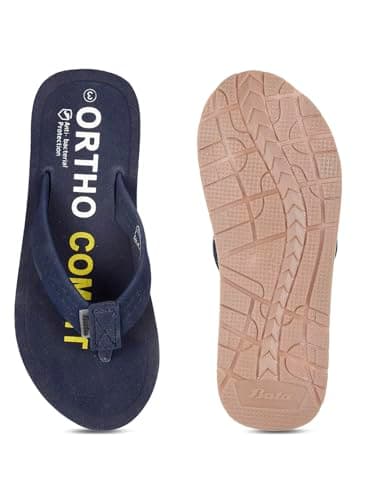 Bata Ortho Lds Women's Navy Flip Flops - 6 UK (5719472) 4