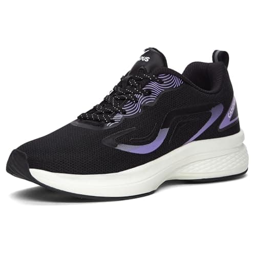 Campus Women's Siren Running Shoes BLK/Purple - 5UK/India