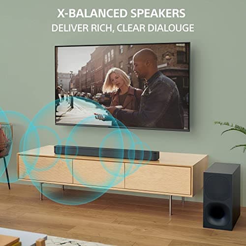 Sony HT-S400 2.1ch soundbar with Powerful Wireless subwoofer, S-Force PRO Front Surround Sound and Dolby Digital (330W, Wireless Connectivity, Bluetooth) 3