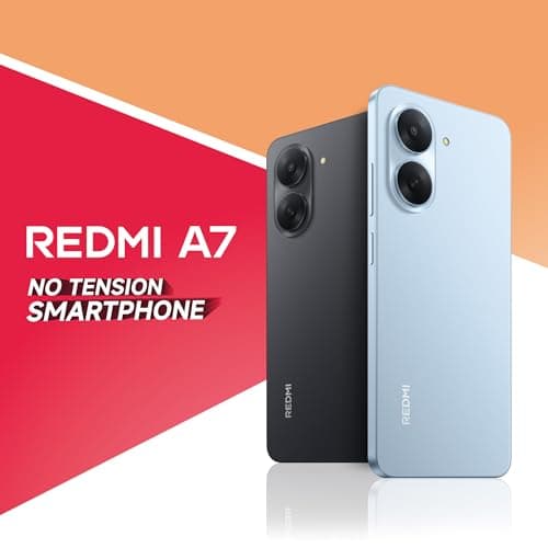 REDMI A7 4G (Black, 3 GB RAM, 64GB Storage) | Large 17.48cm (6.88) Smooth 120Hz Display | 5200mAh 2-Day Battery | Royale Design | Charger in the Box 4