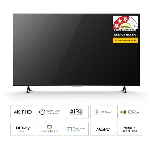 TCL 108 cm (43 inches) 4K Ultra HD Smart LED Google TV 43P6L 2