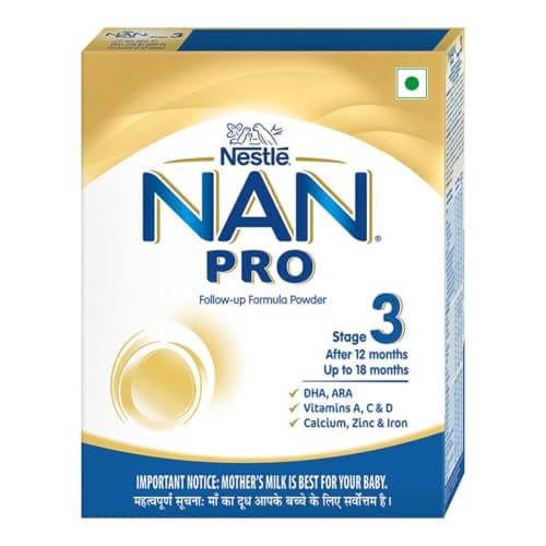 Nestlé NAN PRO 3 Follow-Up Formula-Powder After 12 months, Up to 18 months, Stage 3, 400g Pouch in Box