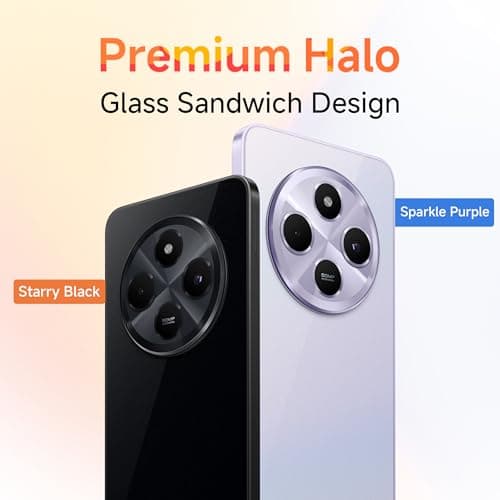 Redmi A4 5G (Sparkle Purple, 4GB RAM, 128GB Storage) | Segment Largest 6.88in 120Hz | 50MP Dual Camera | 18W Fast Charging | Charger in the Box 3
