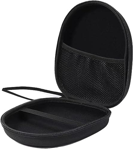 VERTUS® Headphone Carrying Hard Storage Bag Pouch Case Cover for Logitech H390 H540 H340 H570e H151/ Jabra Evolve 40/20 Ms /20 UC/ Evolve2 30/ Poly Voyager Focus 2 UC 4320 UC/Blackwire 3210 (Black) 2