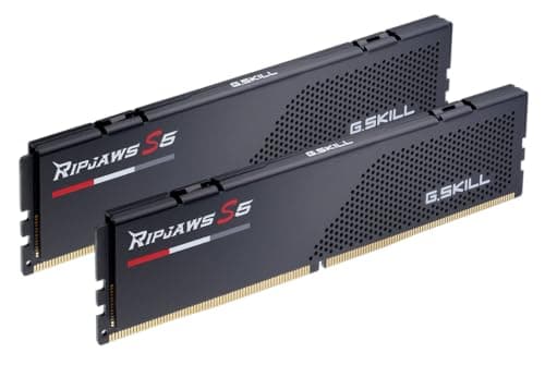 G.SKILL RipJaws S5 Series (Intel XMP) 64GB (2 x 32GB) DDR5 6000 Mhz CL36-36-36-96 1.35V Desktop Memory RAM - F5-6000J3636F32GX2-RS5K