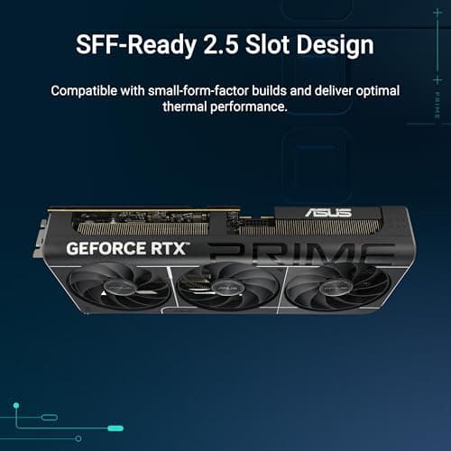 ASUS Prime GeForce RTX™ 5070 12GB GDDR7 OC Edition Graphics Card (PCIe® 5.0, 12GB GDDR7, HDMI®/DP 2.1, 2.5-Slot, Axial-tech Fans, Dual BIOS) 2