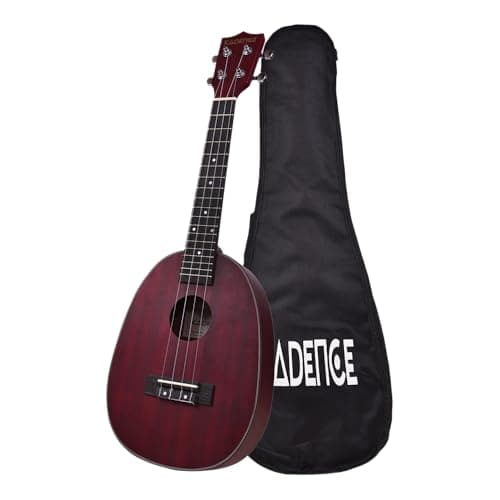 Kadence UKPB11BR Concert 23" Acoustic Ukulele | Mahogany Wood | Comes with Bag | Includes Learning Course | Brown