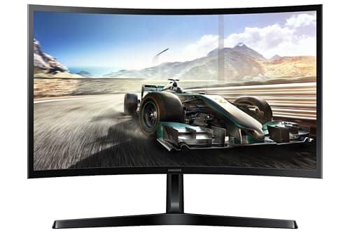 Samsung 24" Curved Monitor|1800R Curved Screen|100Hz|4ms|SRGB 95%|Ports-HDMI,D-Sub,Headphone|Game Mode|EyeSaver Mode|16.7M Color Support|Flicker Free|Off Timer Plus|LS24D368GAWXXL|Black 3