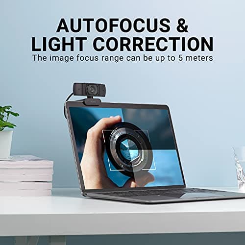 Rapoo C200 HD Web Camera | 720P HD |90° Wide Angle Lens |Built-in Omni Directional Noise Cancelling Microphone |Windows & iOS Support | 2 Yrs Warranty 4