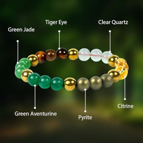 Reiki Crystal Products Certified Dhan Yog Bracelet Attracts Wealth and Financial Prosperity | Certificate of Authenticity | Wealth, Money Magnet, Dhanyog Bracelet for Men & Women 5