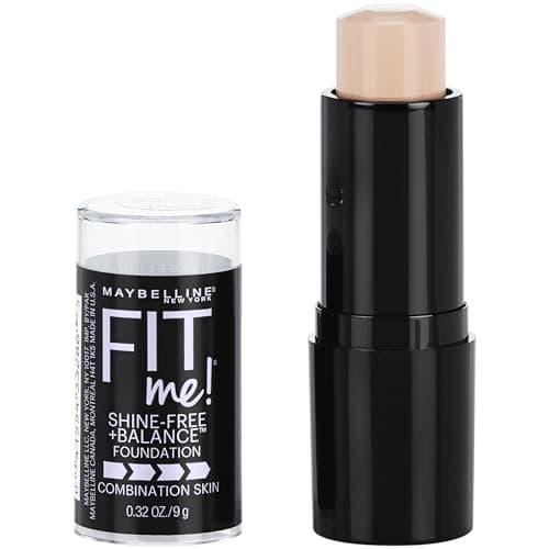 Maybelline New York Full Coverage Natural For All Skin Types, Matte Fit Me Stick (Porcelain 110, 9G) Matte & Natural Finish, Pack Of 1