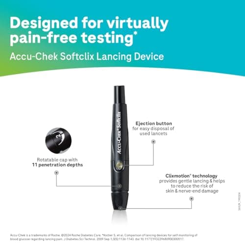 Accu-Chek Active Blood Glucose Glucometer Kit With Vial Of 10 Strips, 10 Lancets And A Lancing Device Free For Accurate Blood Sugar Testing 4