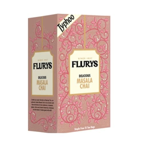 Typ'hoo Flu'rys Masala Chai Tea Bags, Premium Indian Blend, Pack of 2 2
