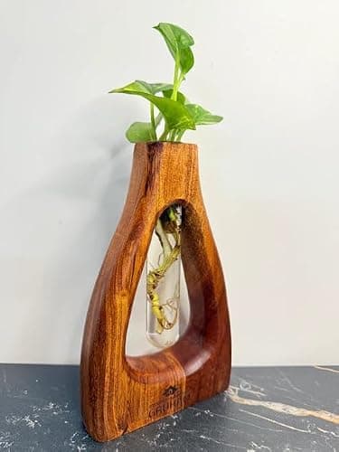 GRUHAM D-Cut Wooden Planter 4